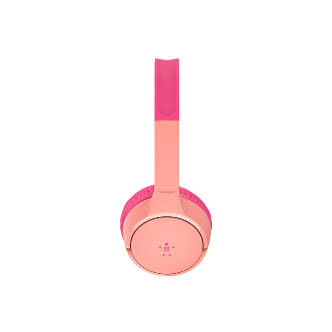 Belkin SoundForm Mini On-Ear Wireless Headphones for Kids - Pink in Qatar Belkin SoundForm Mini On-Ear Wireless Headphones for Kids - Pink in Qatar